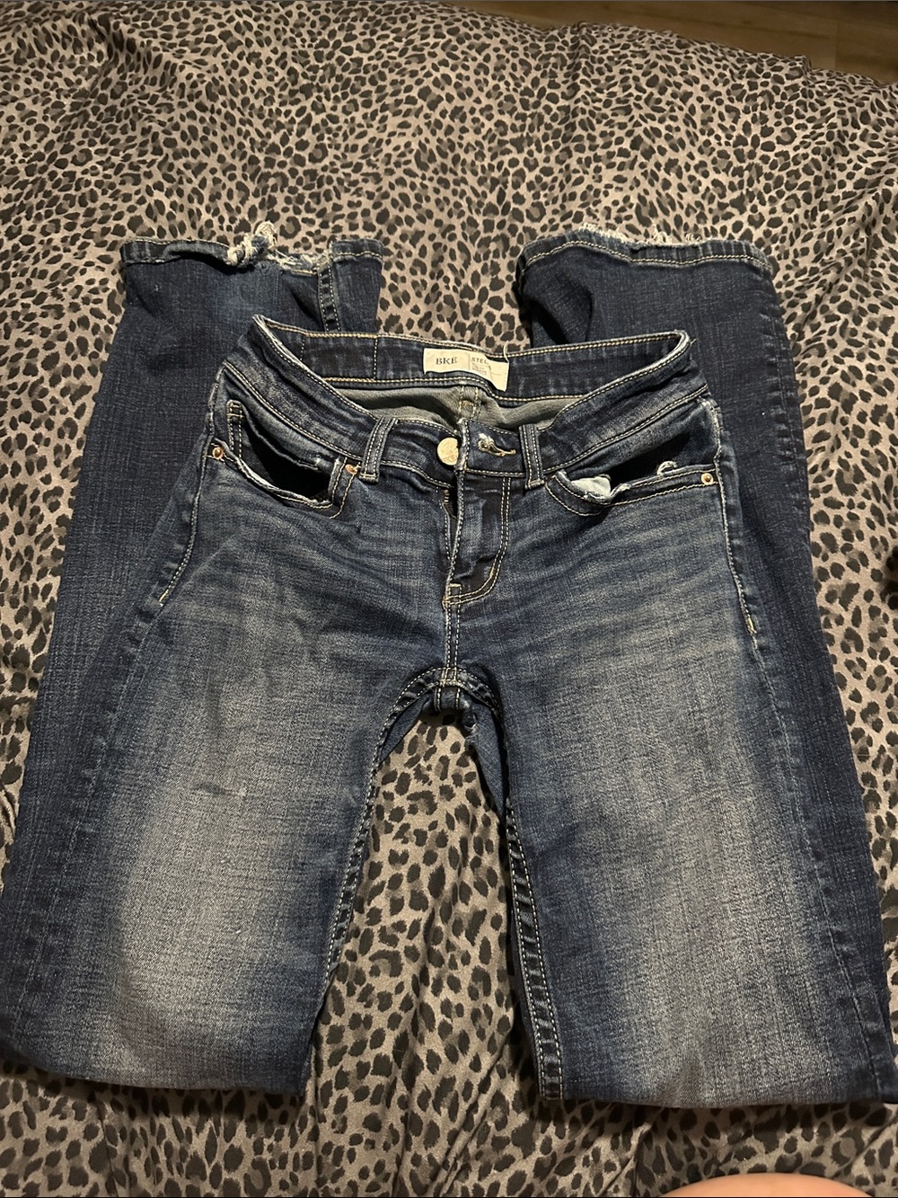 BKE Women’s Dark Blue Bootcut Jeans 24R
